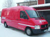 Jetpakbussen vid ink�p, efter maskinpolering
